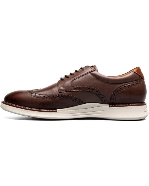 Florsheim Brown Launch Wingtip Oxford for men