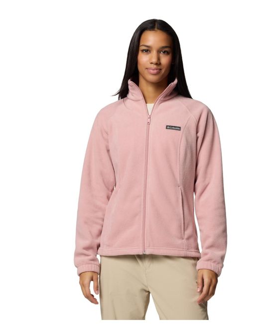 Columbia Pink Benton Springs Fleece Jacket