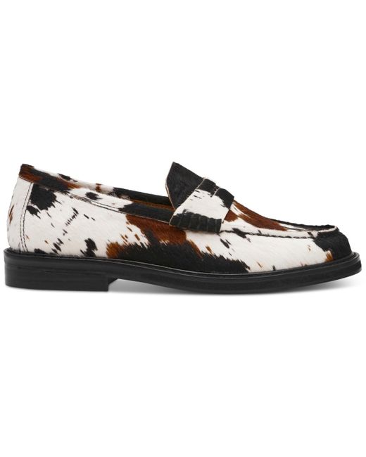 Steve Madden Black Madison Tailored Loafer Flats
