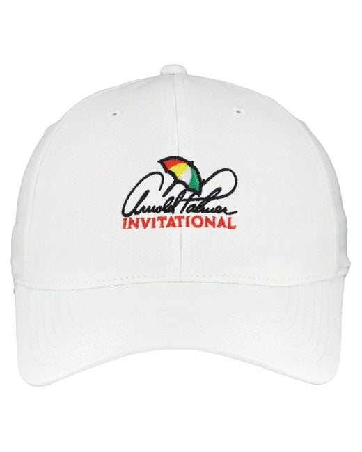 Ahead White Arnold Palmer Invitational Frio Adjustable Hat for men