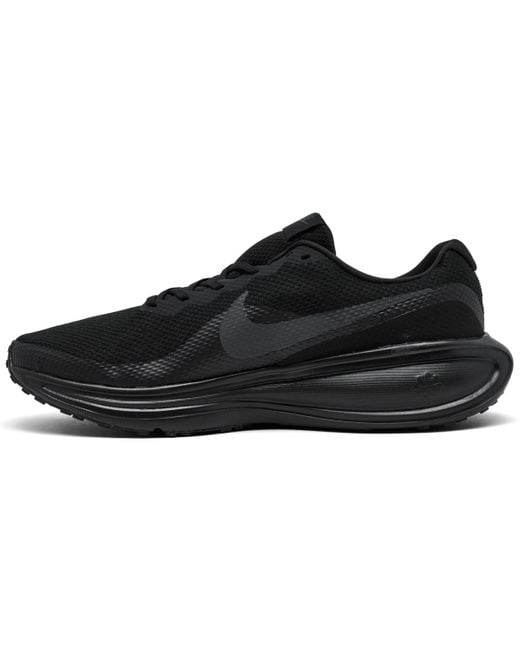 Nike Black Revolution 8 Wide Width Running Sneakers From Finish Line for men