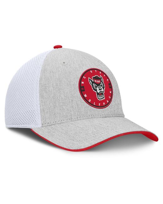 Fanatics Heather Gray/white Nc State Wolfpack trigger Flex Hat for men