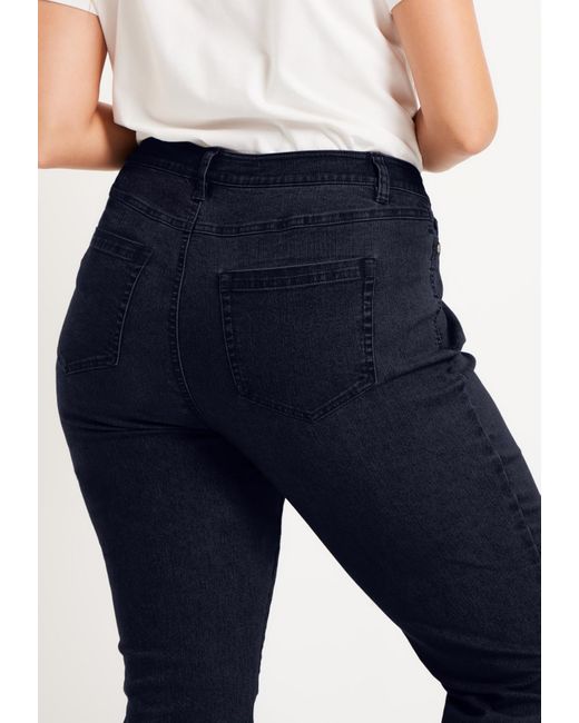 June + Vie Blue June + Vie Plus Size June + Vie Curvie Fit Bootcut Jeans