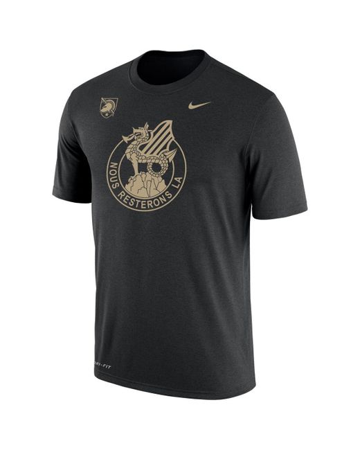Nike Army Knights 2023 Rivalry Collection Crest Performance T-shirt in ...