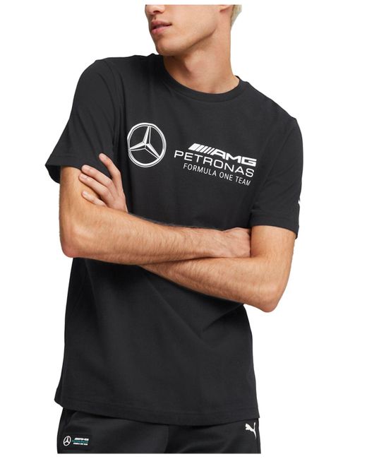 PUMA Mercedes-amg Petronas F1 Logo Graphic T-shirt in Black for Men | Lyst