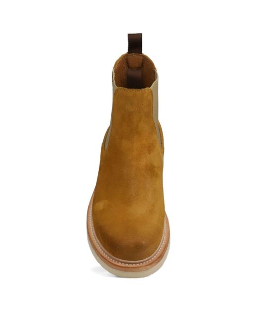 Frye Brown Hudson Chelsea Boots for men