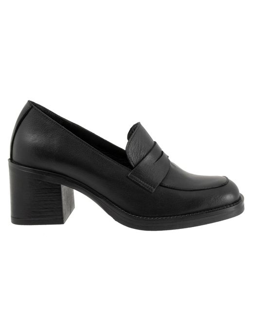 BUENO Black Ruth Loafer