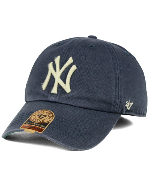 47 Brand White New York Yankees Vintage Franchise Cap for men