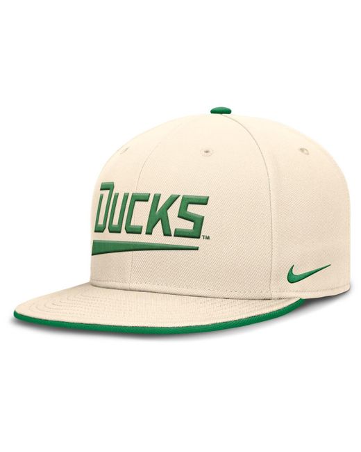 Nike Natural Oregon Ducks Primetime True Performance Fitted Hat for men