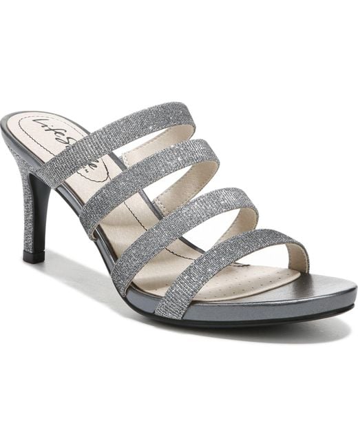 LifeStride Synthetic Marquee Slide Strappy Sandals | Lyst