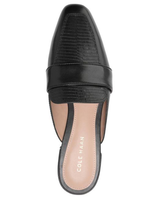 Cole Haan Black Pascha Mules