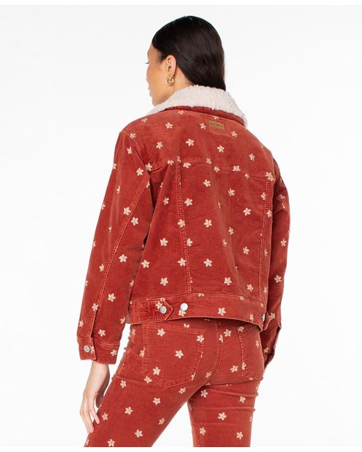 Roxy Red Long Sleeve Big Smoke Jacket