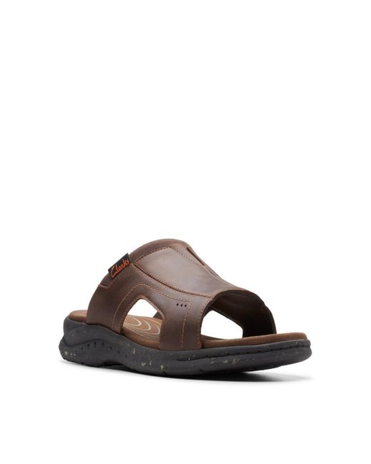 Clarks Brown Collection Walkford Band Sandals for men