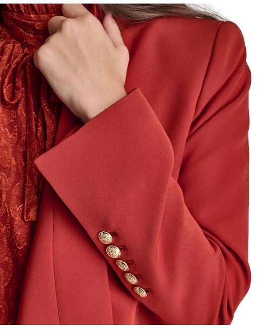 BCBGMAXAZRIA Open-front Collared Jacket