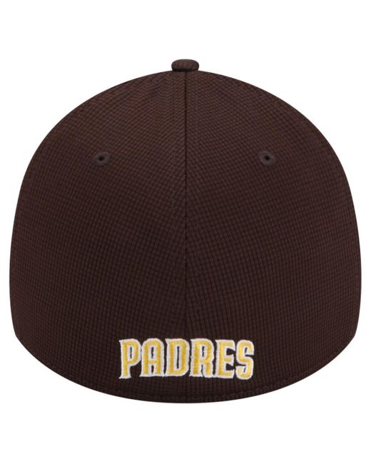 KTZ Brown San Diego Padres Active Pivot 39thirty Flex Hat for men