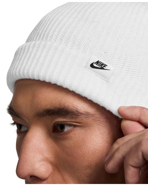 Nike Blue Gray Futura Terra Cuffed Knit Hat for men