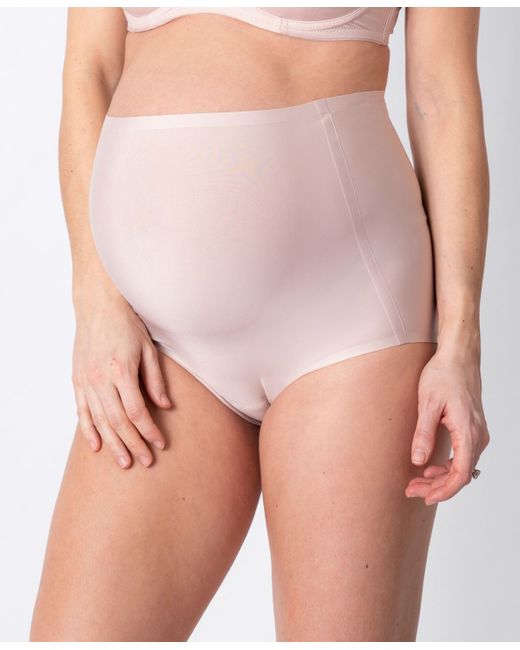 Seraphine Pink No Vpl Over Bump Maternity Panties – Twin Pack