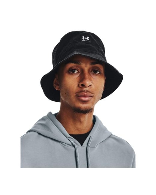 Under Armour Blue Essential Bucket Hat for men