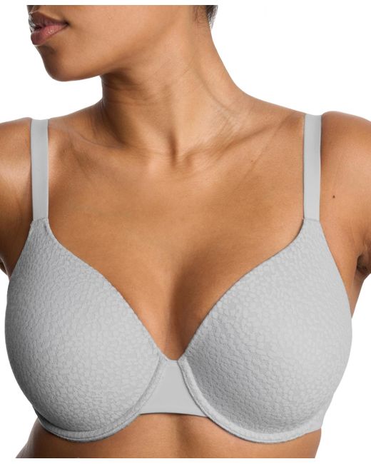 Natori Gray Comfort Evolution Full Fit Memory Foam Convertible Underwire Bra 731337