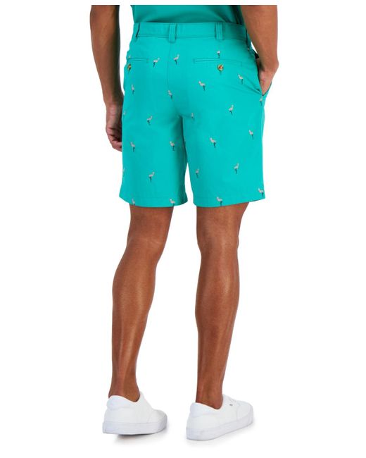 Club Room Blue Flamingo Shorts for men
