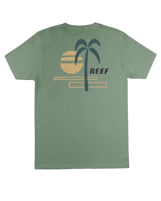 Reef Green Fletcher Short Sleeve T-shirt for men