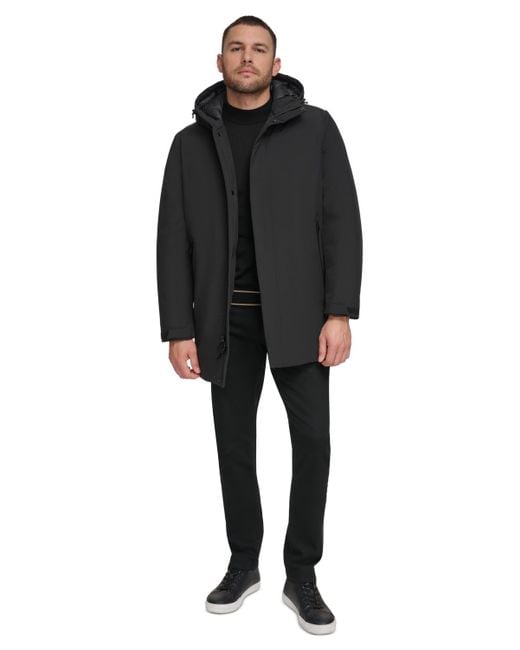 Men's hooded stadium coat sale