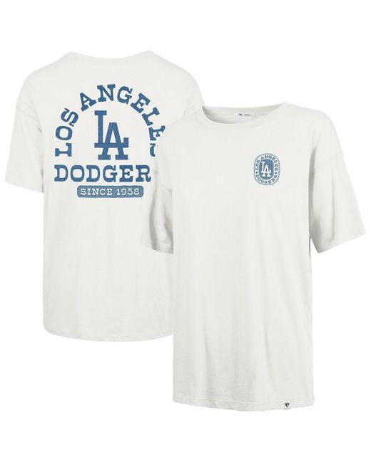 '47 White Los Angeles Dodgers Back Canyon Sadie T-shirt