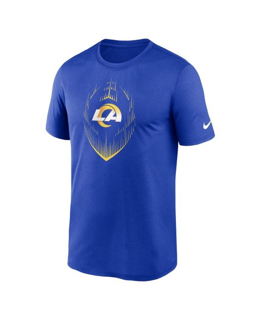 Nike Blue Los Angeles Rams Primetime Legend Icon Performance T-shirt for men