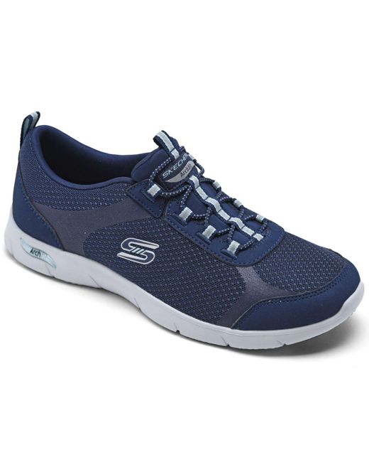 Skechers Lace Arch Fit Refine Her Best Arch Support Slipon Walking