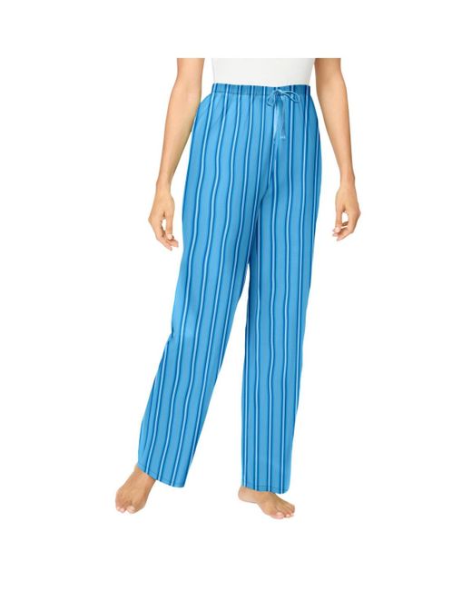 Dreams & Co. Blue Woven Sleep Pant