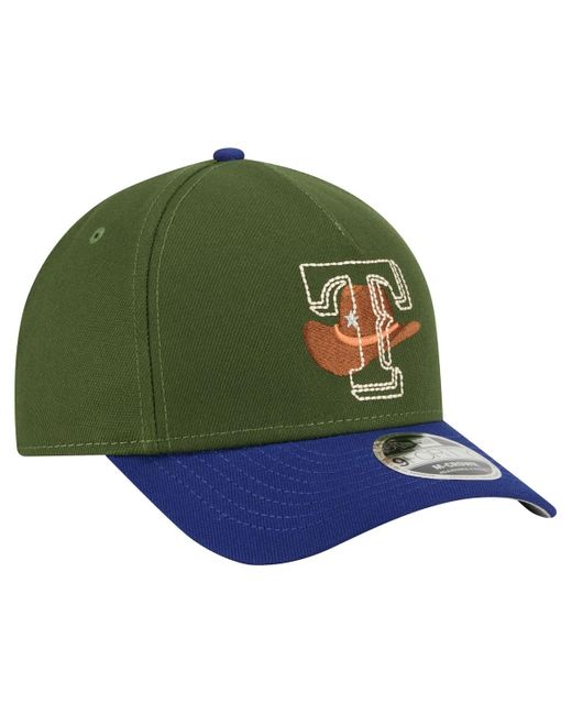 KTZ Green Texas Rangers City Feature 9forty A-frame Adjustable Hat for men