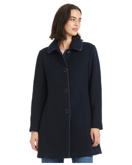 Kate Spade Blue Single-breasted Coat