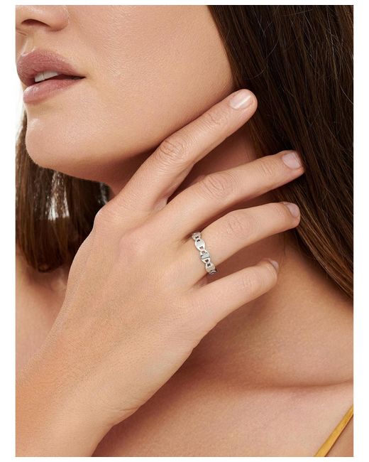 DEVATA Metallic Mariner Anchor Ring