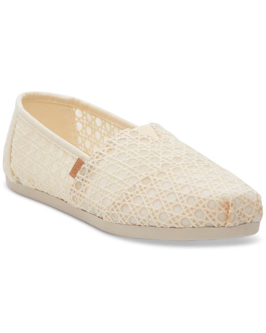 TOMS Natural Alpargata Cloudbound Recycled Slip-on Flats