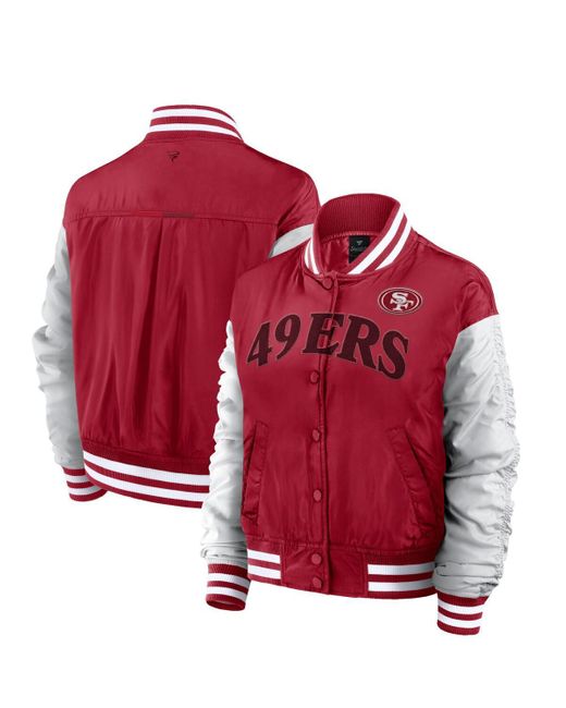 Fanatics Red San Francisco 49ers Elements Wave Full-snap Jacket