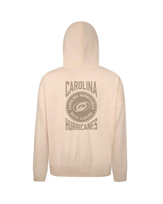 Levelwear Natural Carolina Hurricanes Contact Stamp Pullover Hoodie for men