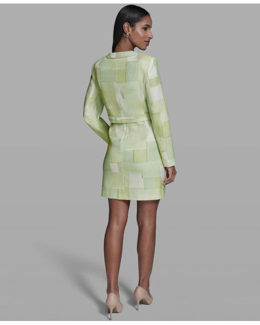karl lagerfeld green dress Karl Lagerfeld Logo-embroidered T-shirt Dress