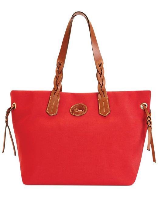 Dooney & Bourke Red Nylon Shopper
