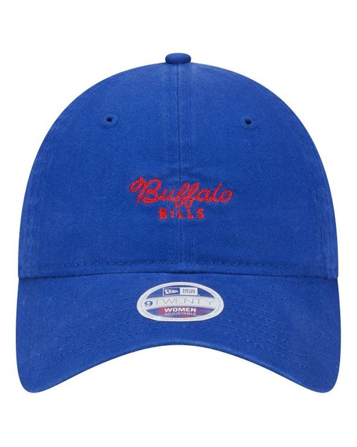 KTZ Blue Buffalo Bills Throwback Delicate 9twenty Adjustable Hat