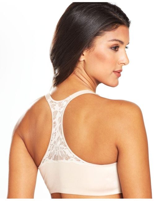 Lilyette Natural By Bali Elegant Lift & Smooth Front Close T-back Bra 830