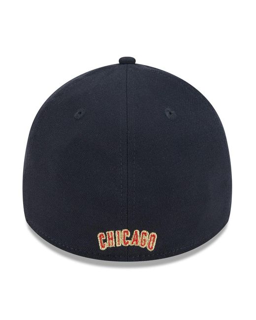 New Era 39Thirty Chicago Cubs Blue Baseball Cap Hat Size M/L