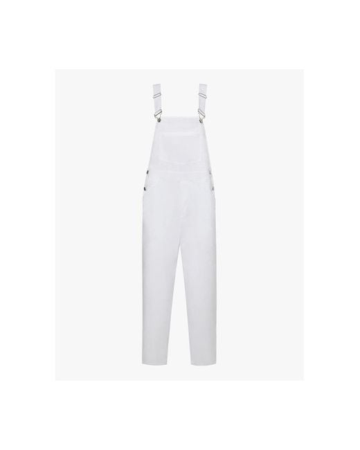 WeWoreWhat White Basic Boyfriend Overall