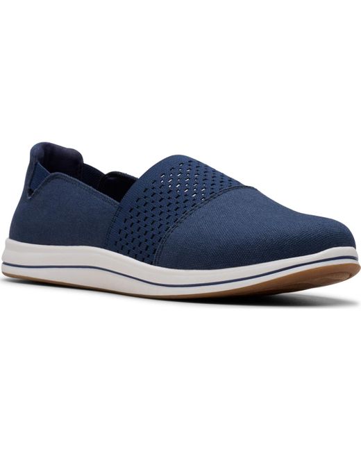 Clarks Blue Cloud Steppers Breeze Vibe Flat Shoes