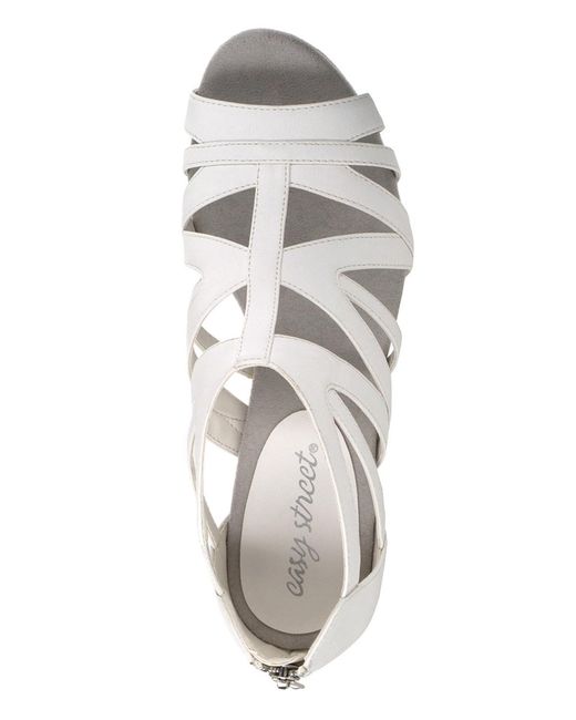Easy Street White Amaze Sandals