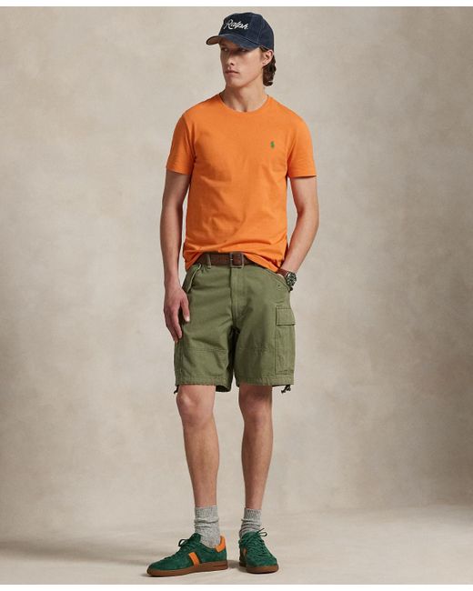 Polo Ralph Lauren Orange Classic Fit Crew Neck T-shirt for men