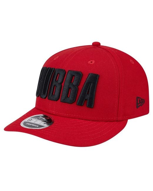 KTZ Red Bubba Wallace Driver 9fifty Snapback Hat for men