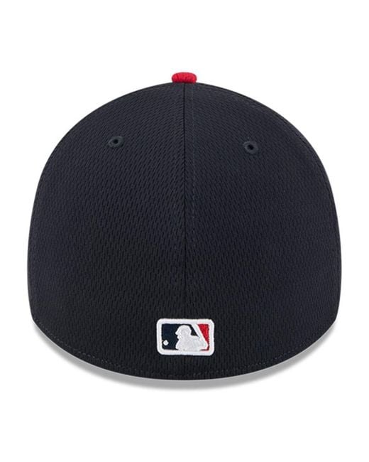 KTZ Blue Navy/red Texas Rangers 2025 Mlb All-star Game Workout 39thirty Flex Hat for men