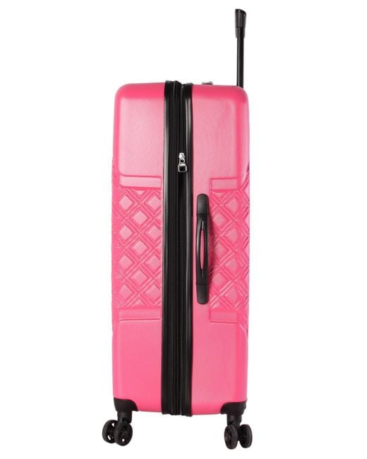 Steve Madden Pink Karisma 3 Piece luggage Set