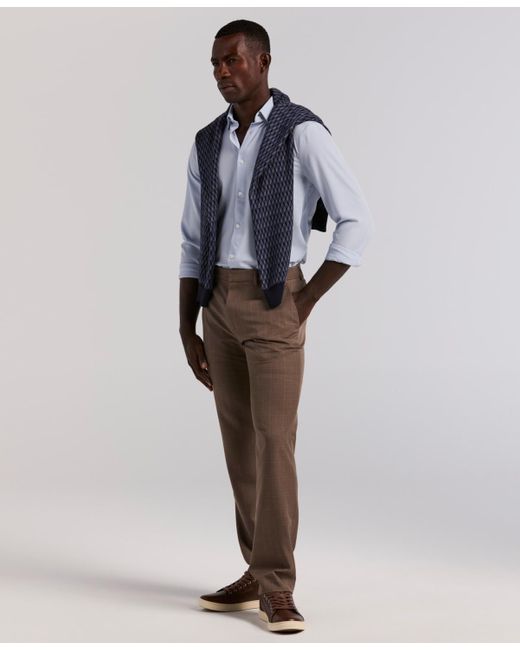 slim fit dress slacks Perry Ellis Men's Slim Fit Tech 2.0 Suit Pants in Khaki/Green, Size 38, Nylon/Elastane