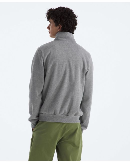 The North Face Gray Evolution Simple Dome Quarter Zip Sweatshirt for men